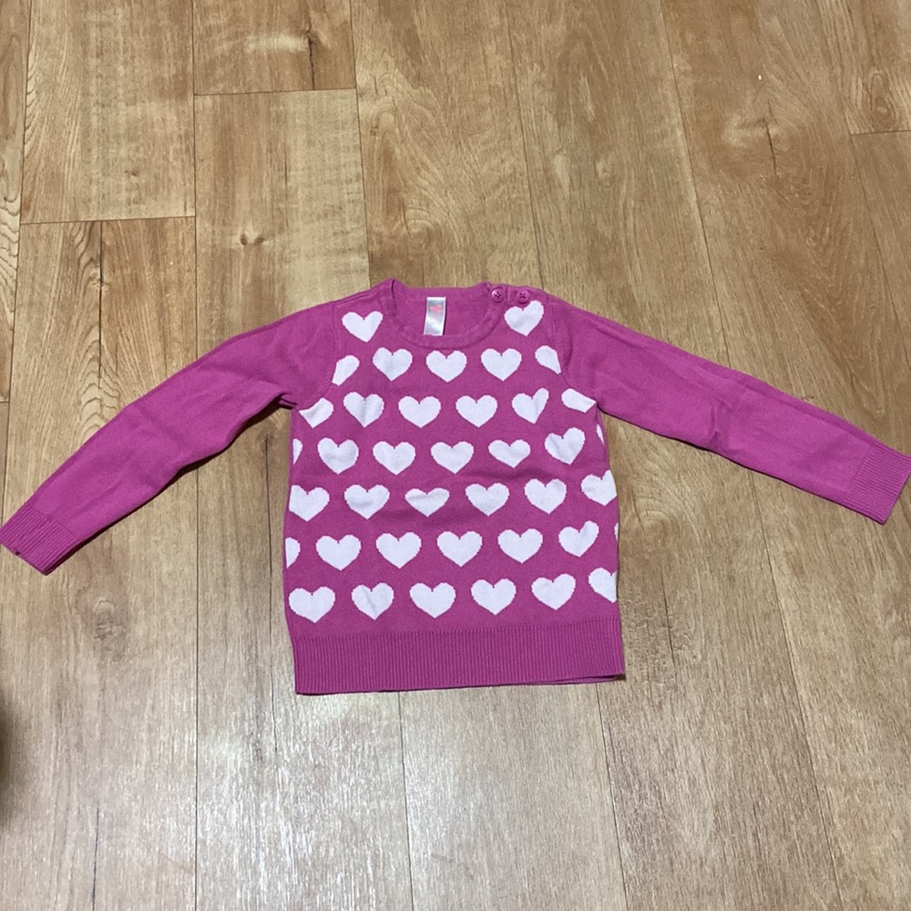 3T Cherokee Pink Heart 💝 Sweater